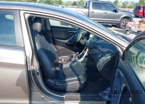 2013 Hyundai Elantra Limited из США, поврежденный, VIN 5NPDH4AE4DH359176